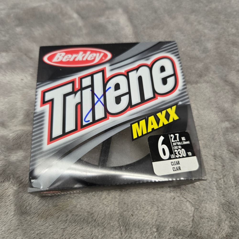 Berkley Trilene Maxx Fishing Line 6lb 330yd Clear Monofilament‎ TMFS6-15